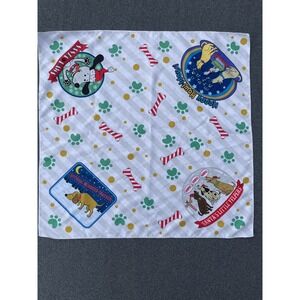 Dog Christmas Bandana Scarf  21x21
